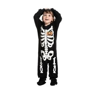 Spooky Skeleton Baby Halloween Costume Size 18-24m